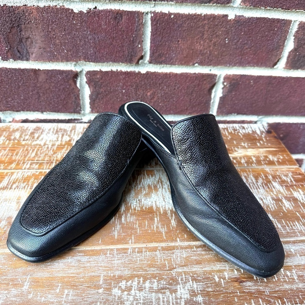 Rag & Bone Aslen Leather Loafer Mules